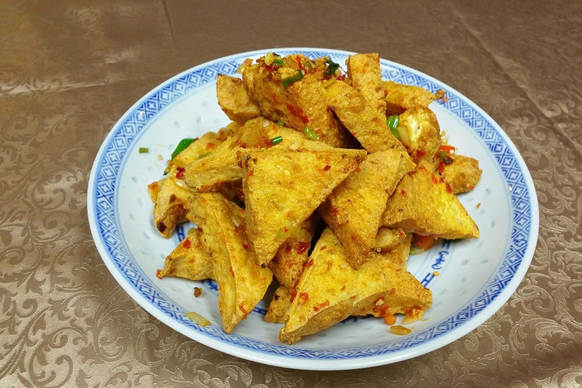 Deep-Fried Tofu with Salt and Pepper