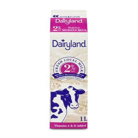 Dairyworld 2% Milk Carton 1L