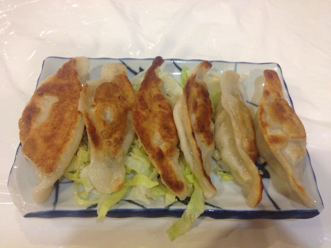 5. Pan-Fried Minced Chicken Dumplings (6 pcs)