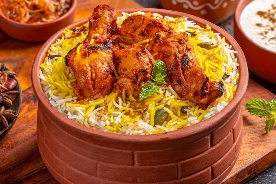 Hyderabadi Chicken Dum Biryani