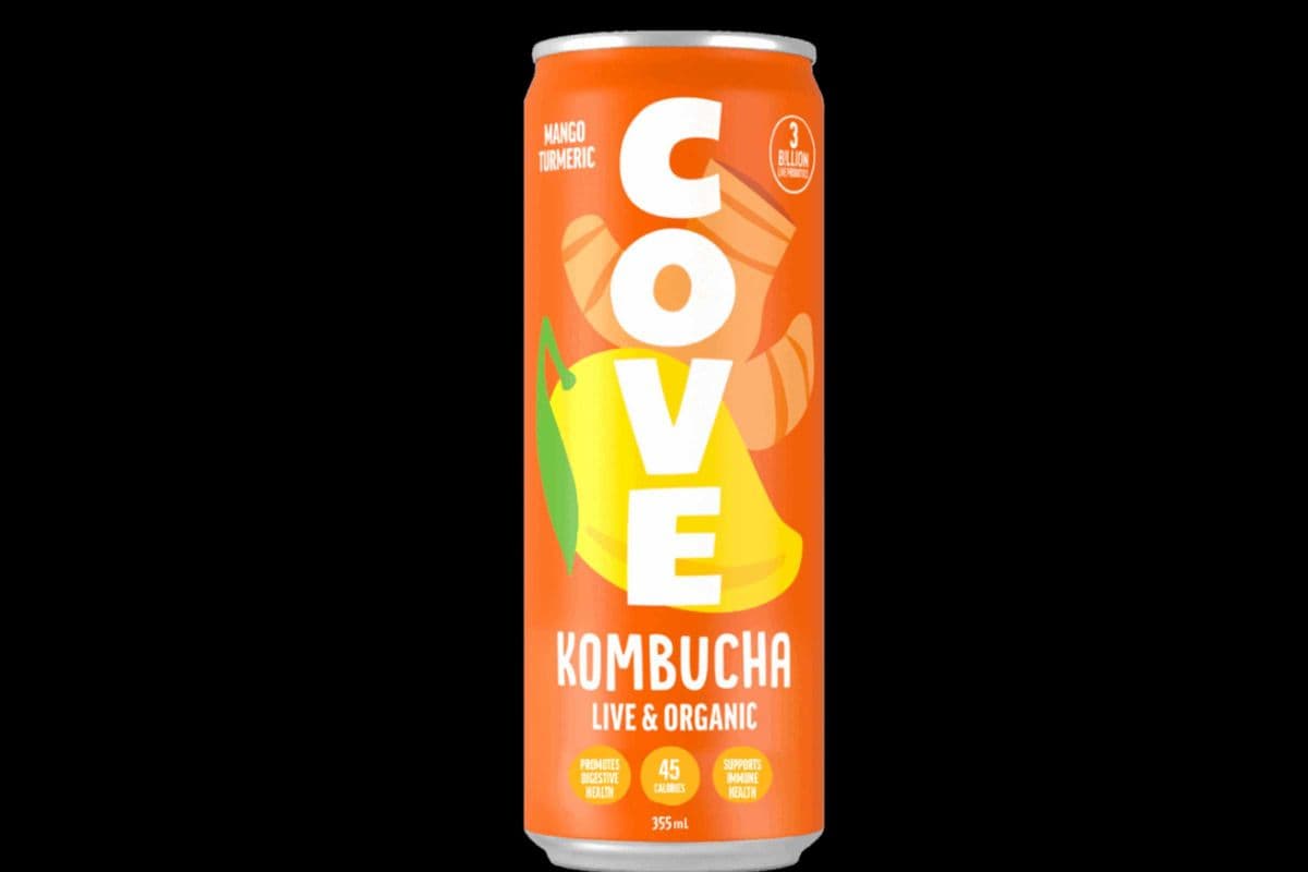 Cove Mango Turmeric Kombucha 355ml (355)