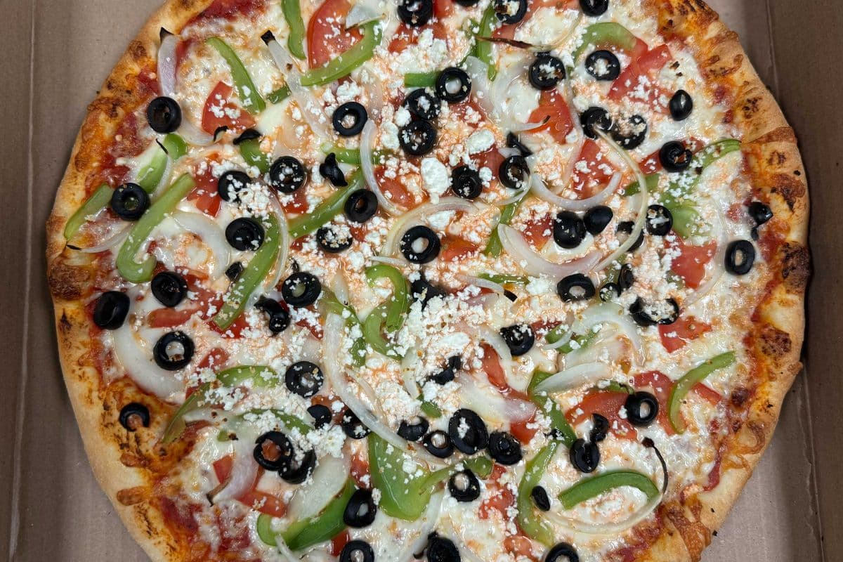 Greek Veggie Pizza