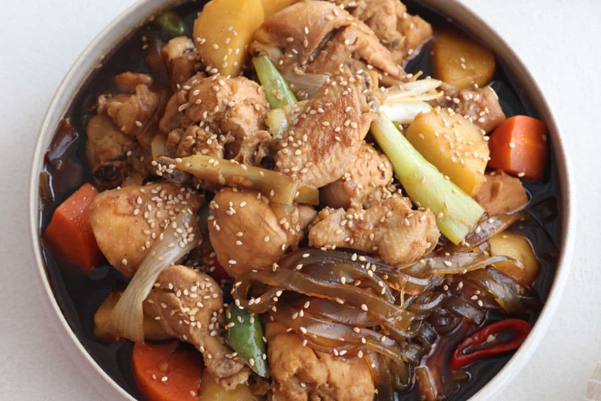 Spicy Jjimdak(For 3-4 people)