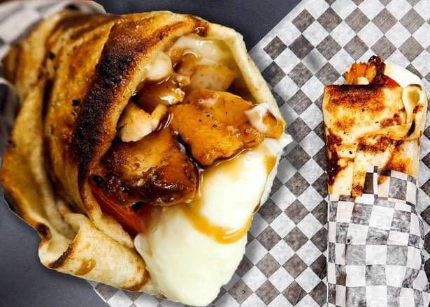 Sandwich Shish Taouk SAJ / Markook / Sandwich Shish Taouk SAJ / Markook