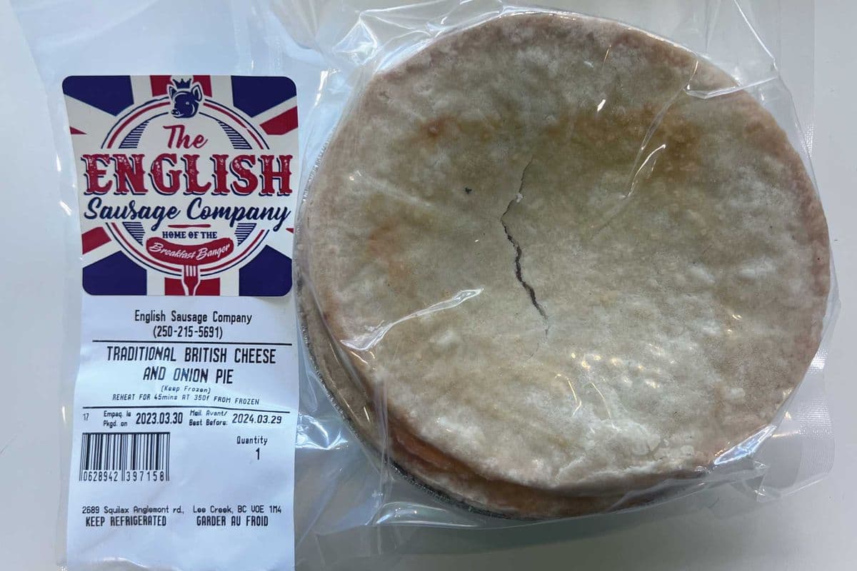 British Cheese and Onion Pie 5" (5")