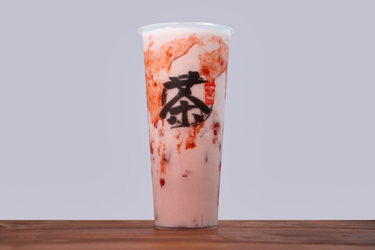30.Lait frais à la fraise / Strawberry fresh milk / 污糟latta草莓奶
