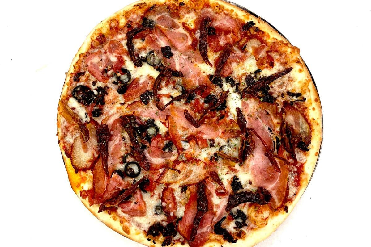 20" Terminator Dijo's Alfredo II Pizza
