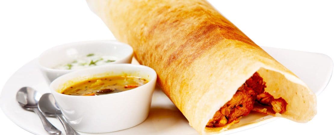 Curry Chicken Dosa