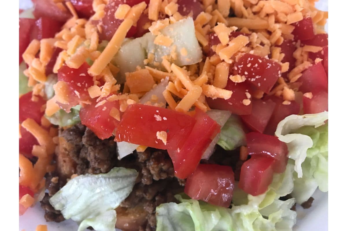 Small Indian Taco Deluxe