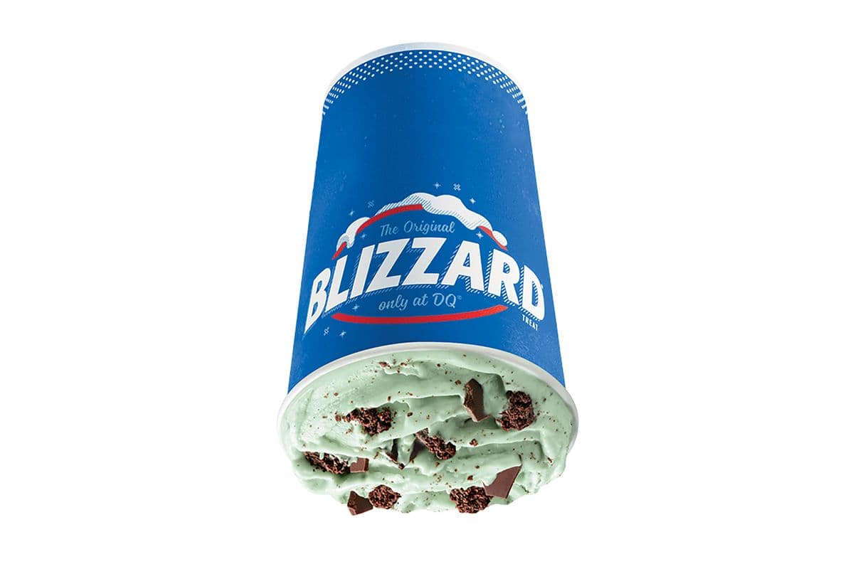 Dessert Blizzard® au brownie et à la menthe / Mint Brownie Blizzard® Treat
