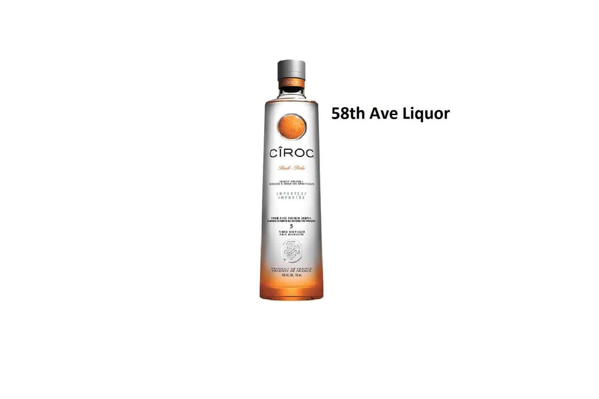 CIROC PEACH 750ML (1 x 750ML)