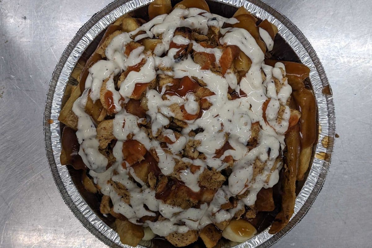 Shawarma Poutine with Chicken