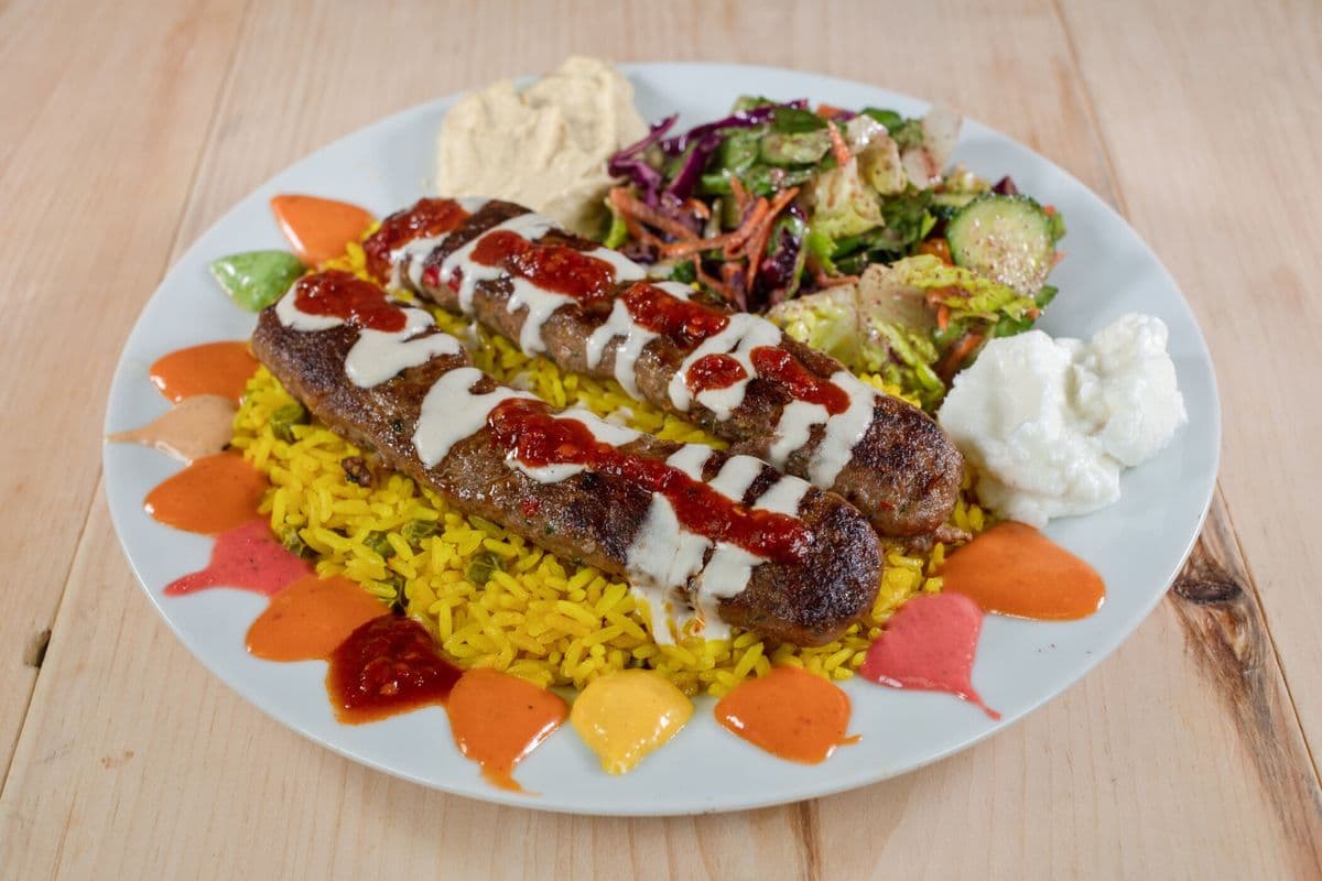 Beef Kebab Plate