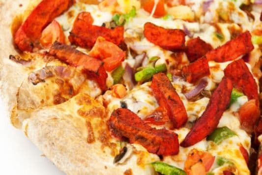 Large Tandoori Chicken Pizza