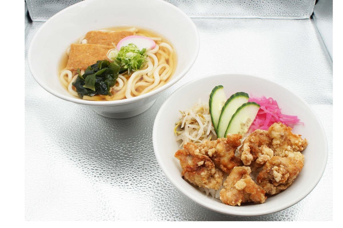 Chicken Karaage Don & Udon Set