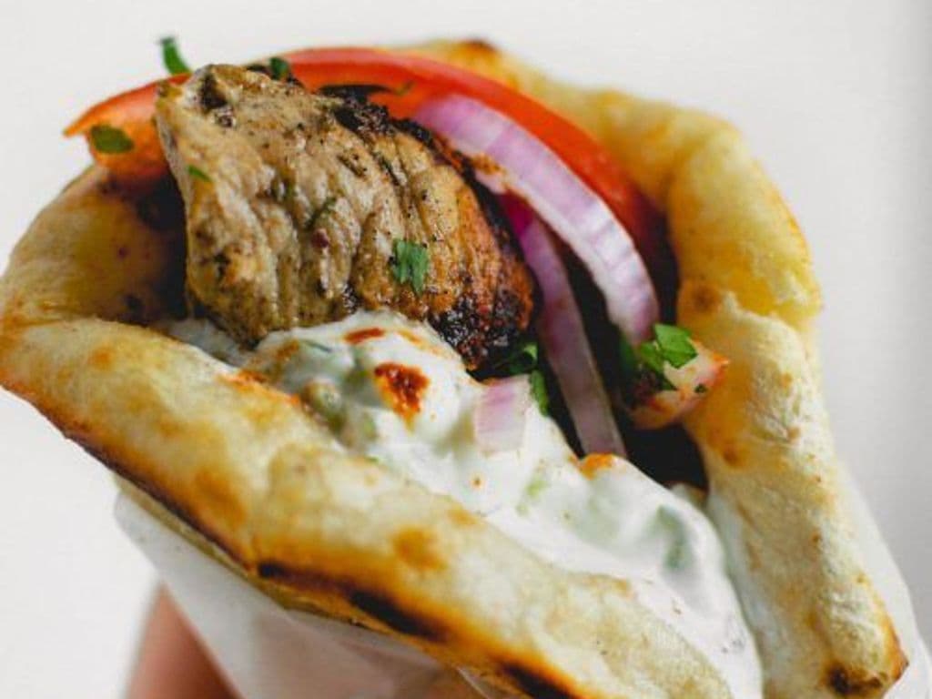 Pita Souvlaki à l’Agneau / Pita Lamb Souvlaki