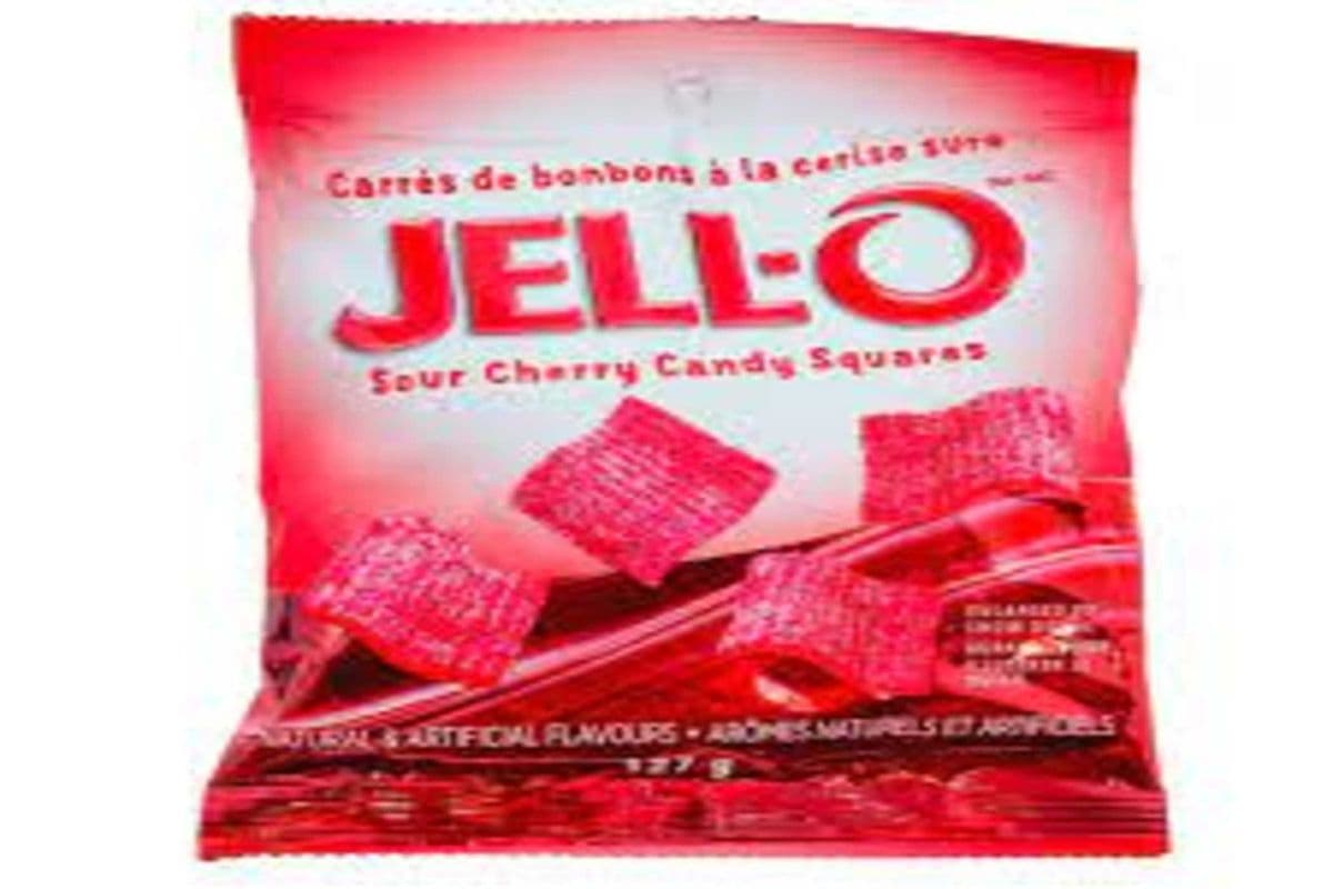 Jell-o Sour Cherry Candy (127 g)