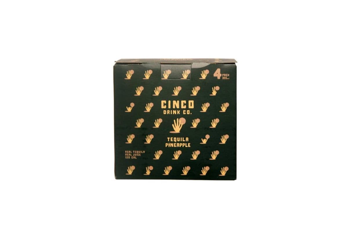 Cinco Tequila Pineapple(4can) (1 x 4pack)