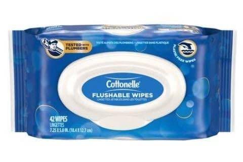 Cottonelle 42 Lingettes/ Cottonelle 42 Flushable wipes