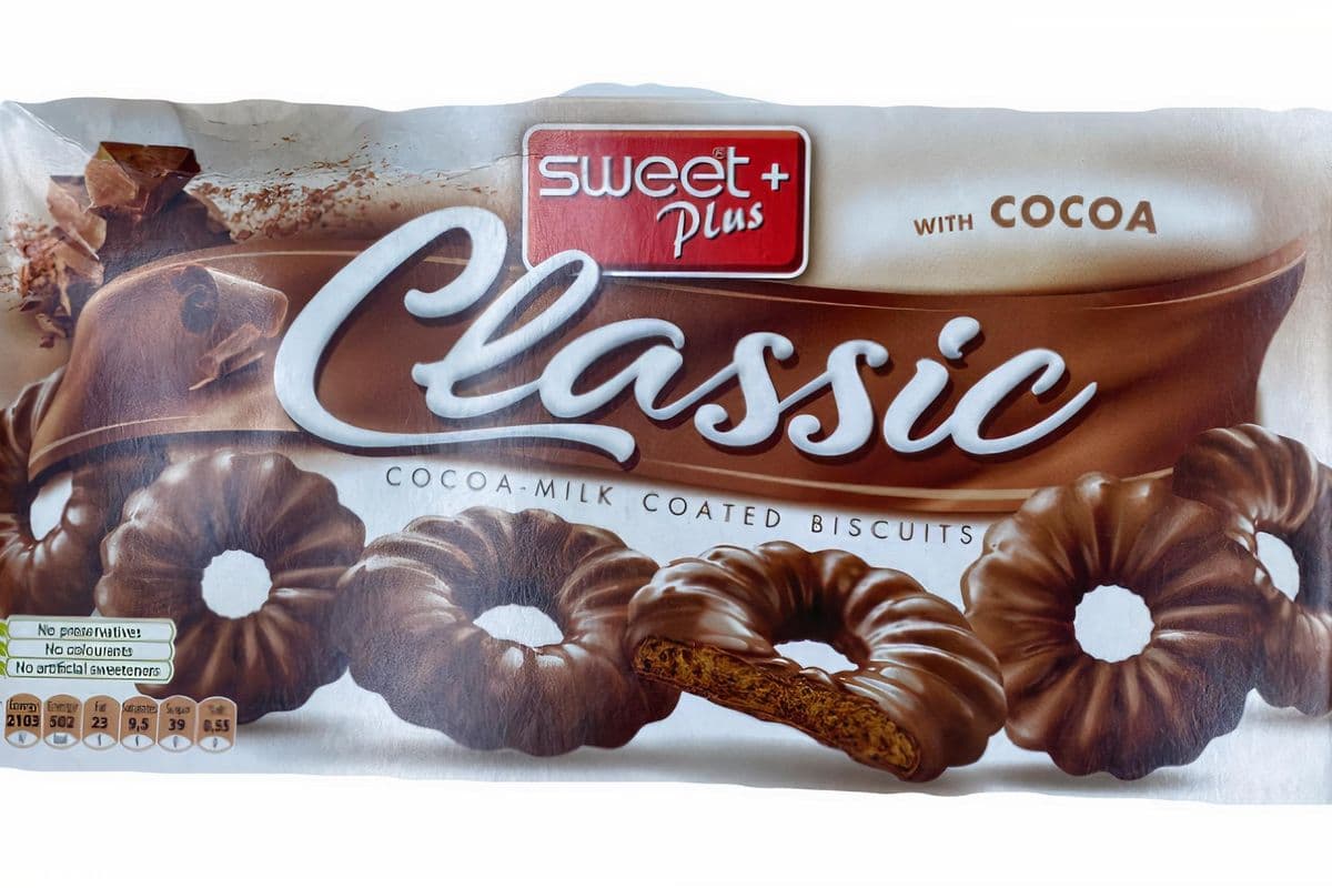 Sweet Plus biscuits enrobés (180 g)