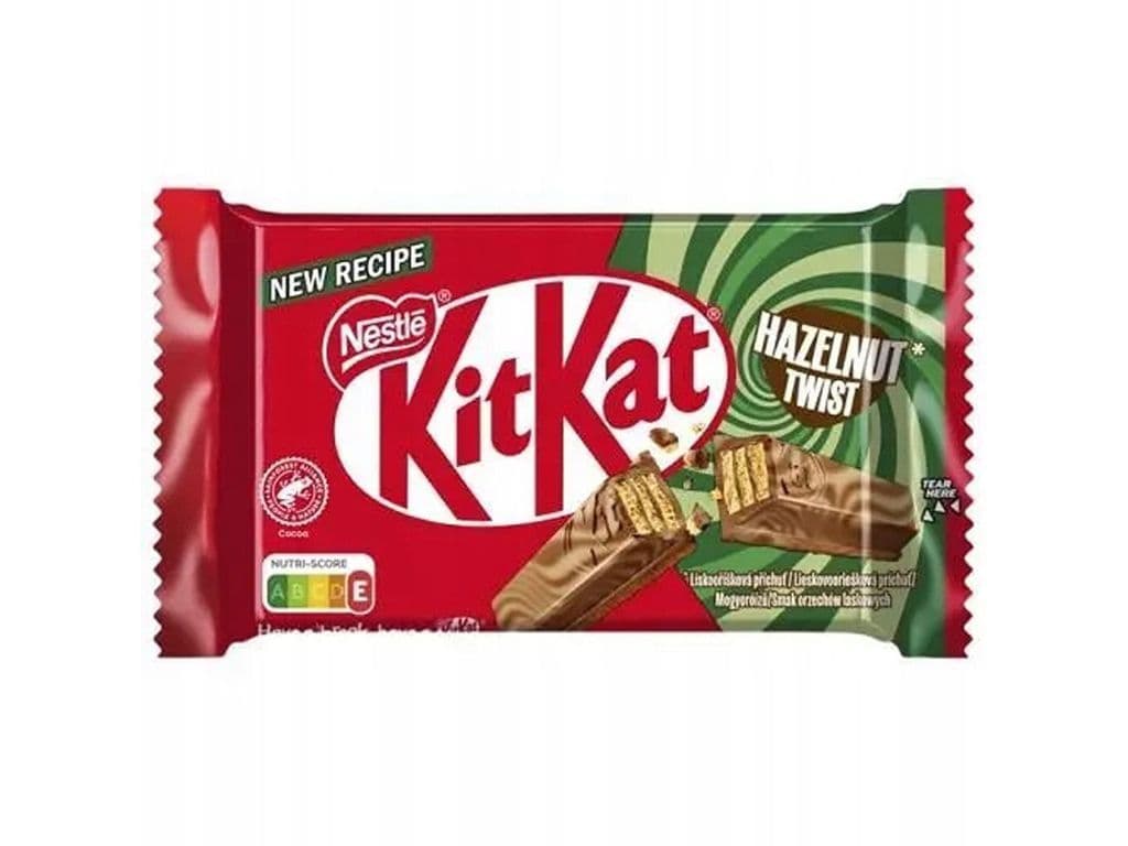 Nestle KitKat Hazelnut Twist European Chocolate Wafer Bar 41.5g