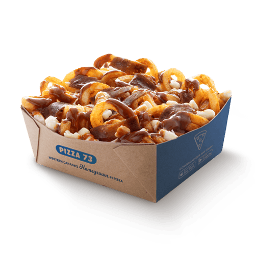 Large Donair Curly Fries Poutine