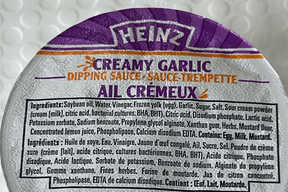 Creamy Garlic Dip