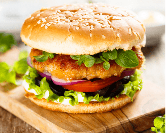 Omelette Burger