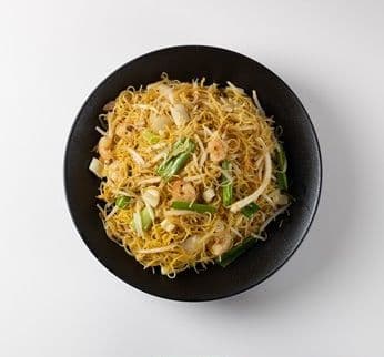 Fried Vermicelli with Spicy Seafood Mix / 香辣海鮮粒炒米