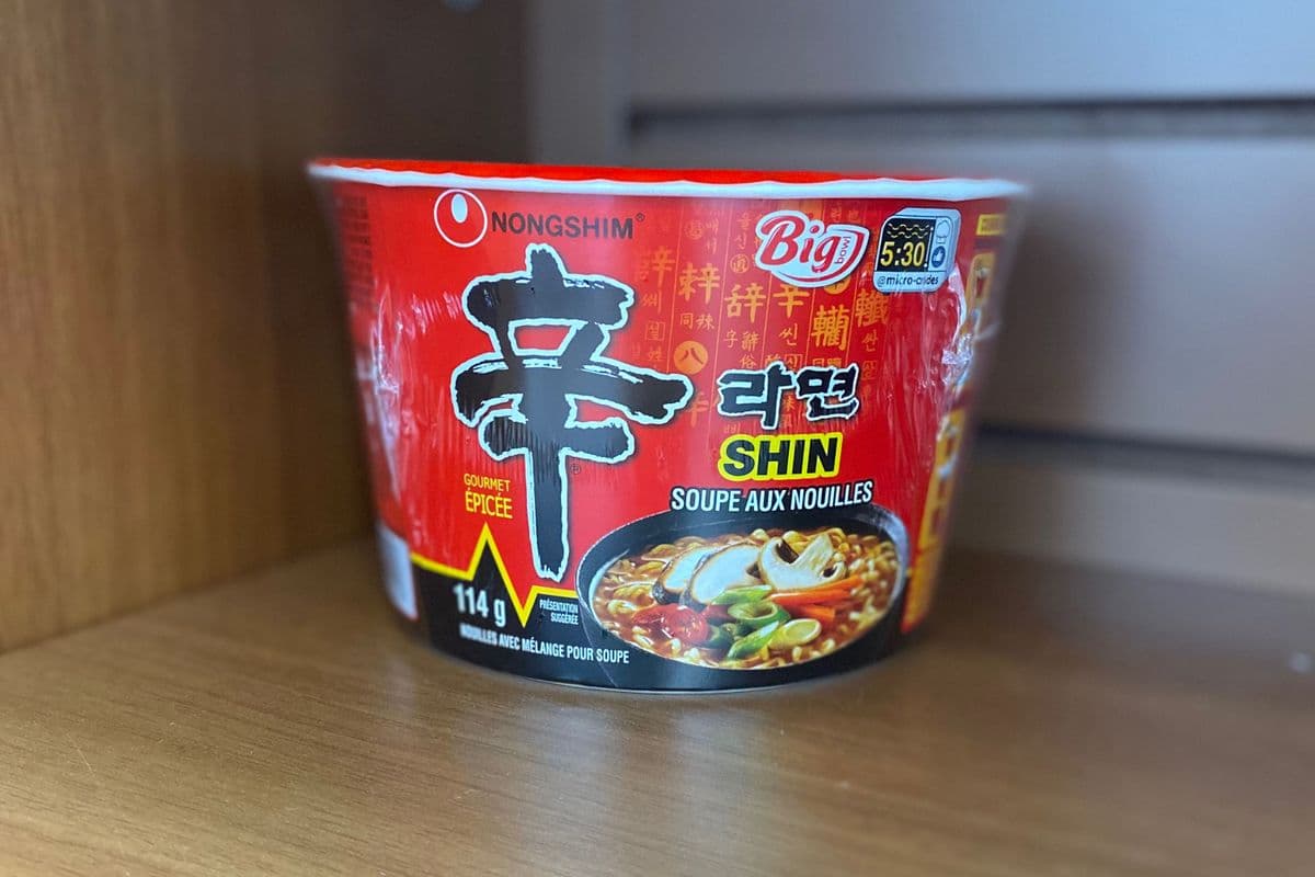 Nouilles/noodles soup Shin Big bowl (114g)