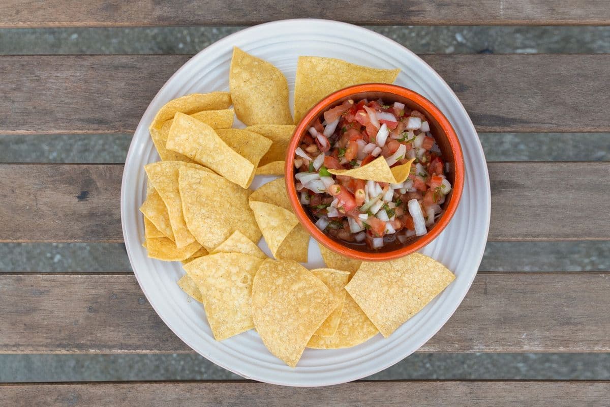Pico De Gallo and Chips