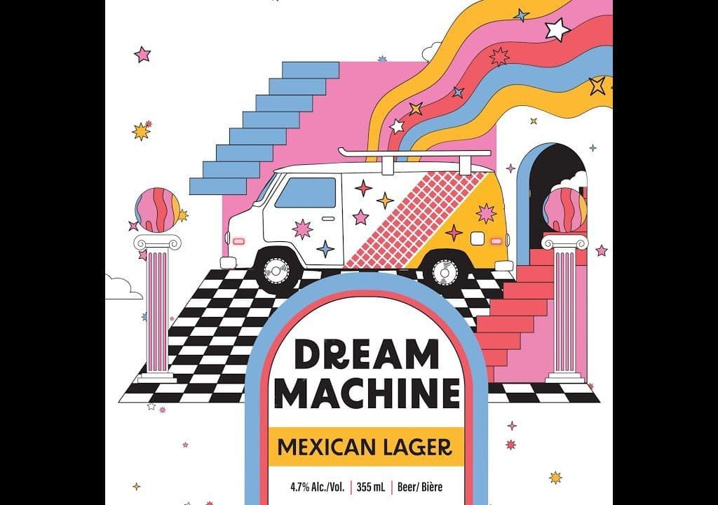 Dream Machine Mexican Lager 355ml 4.7% abv