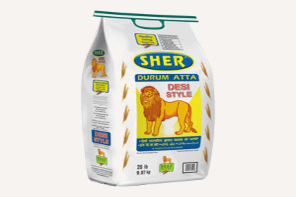 Sher Desi Style Atta (20 lbs)