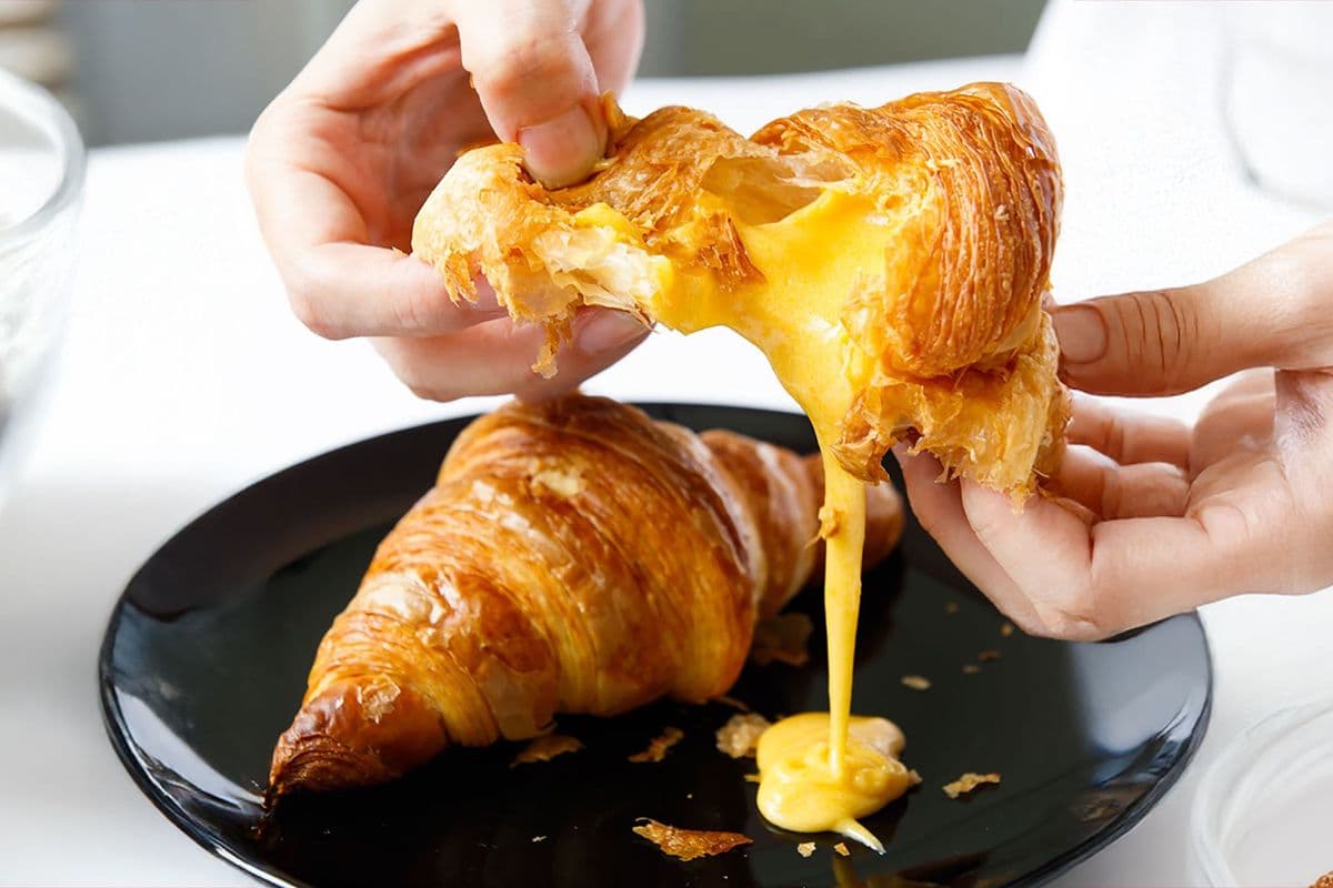 Salted Egg Yolk Croissant