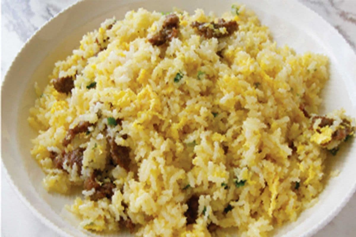 Fried Rice with Shredded Pork 肉絲炒飯