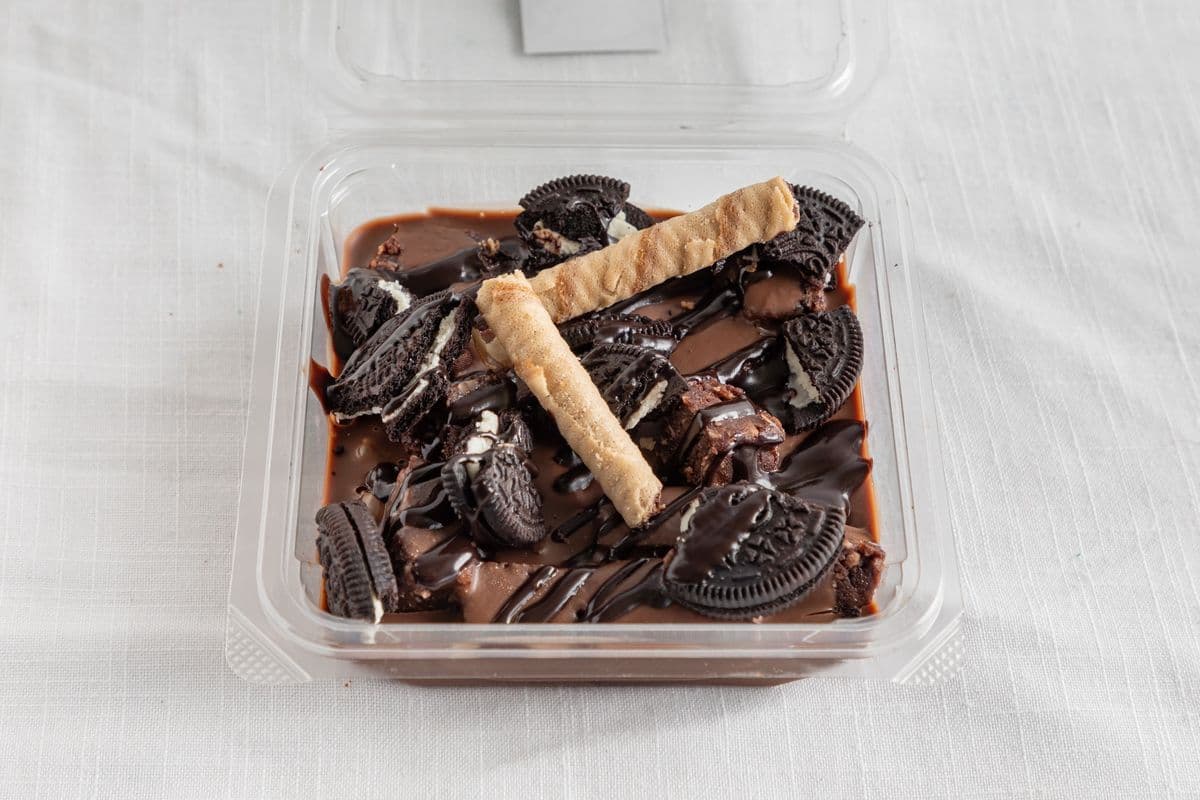 Deconstructed Nanaimo with Milk Chocolate Creameaux