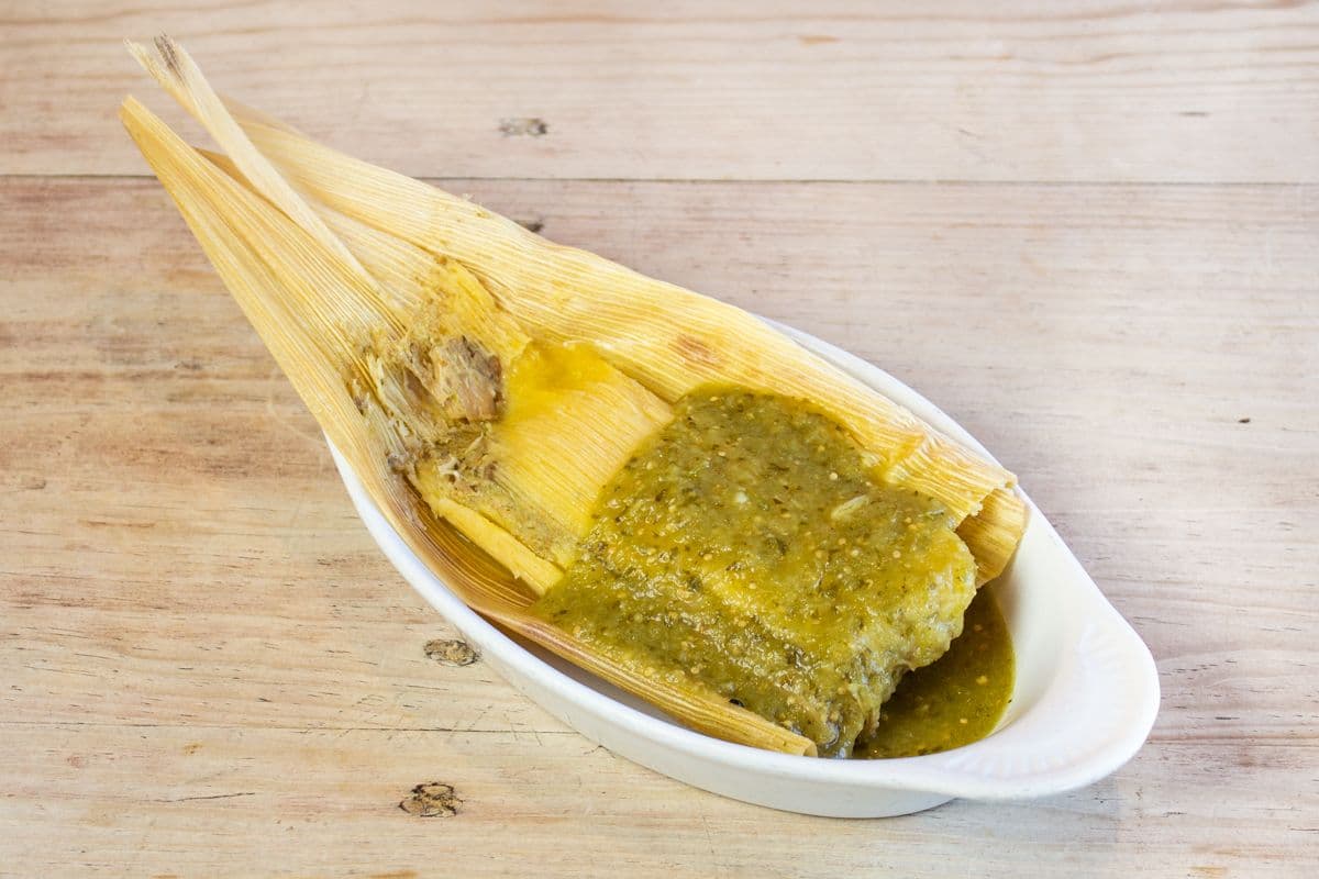 Vegetarian Mexican Tamale