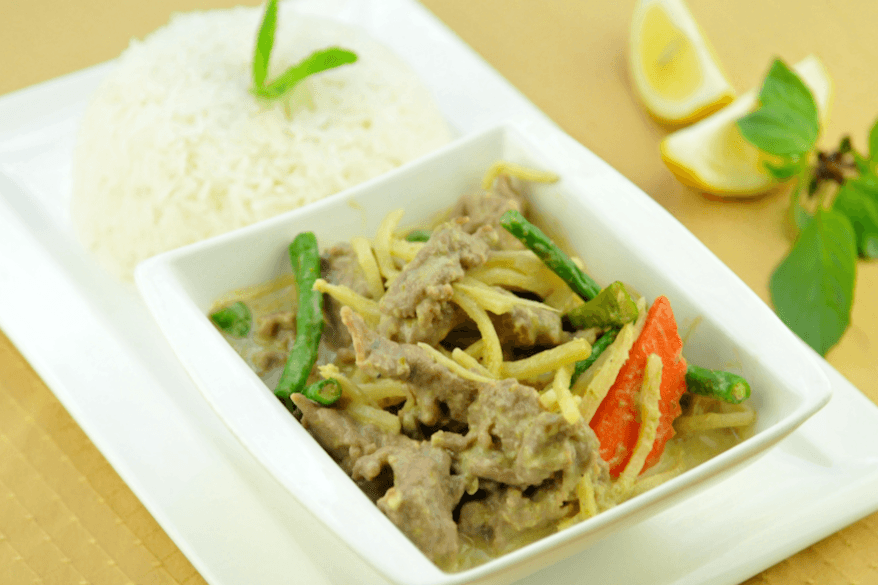 C10. Beef and Vegetable Red Curry
