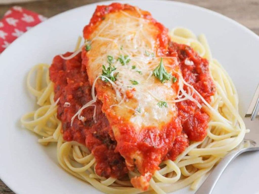 CHICKEN PARMIGIANA PASTA