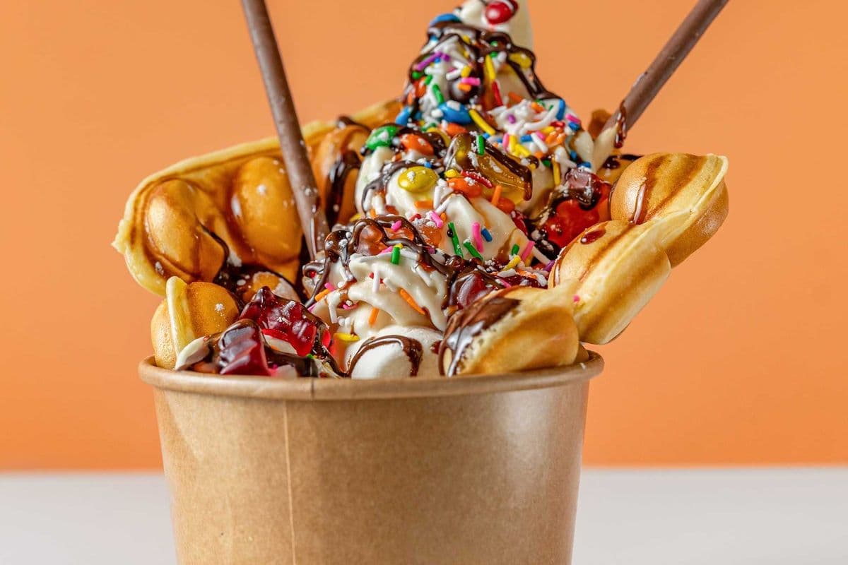 Gaufre bubble bonbons / Candy Bubble Waffle