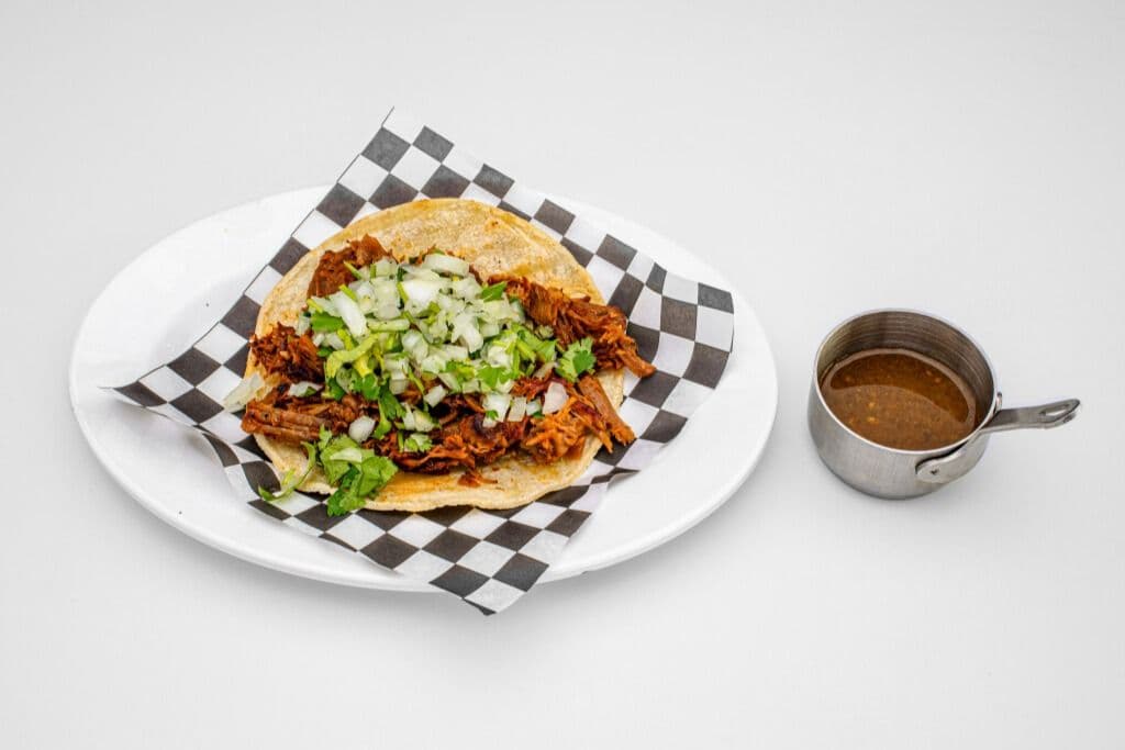 Birria Taco (Slow-Cooked Lamb)
