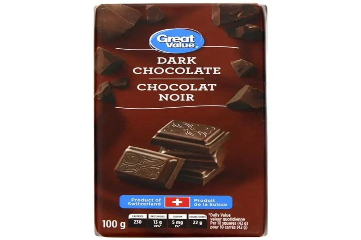 Great Value Dark Chocolate 100gm