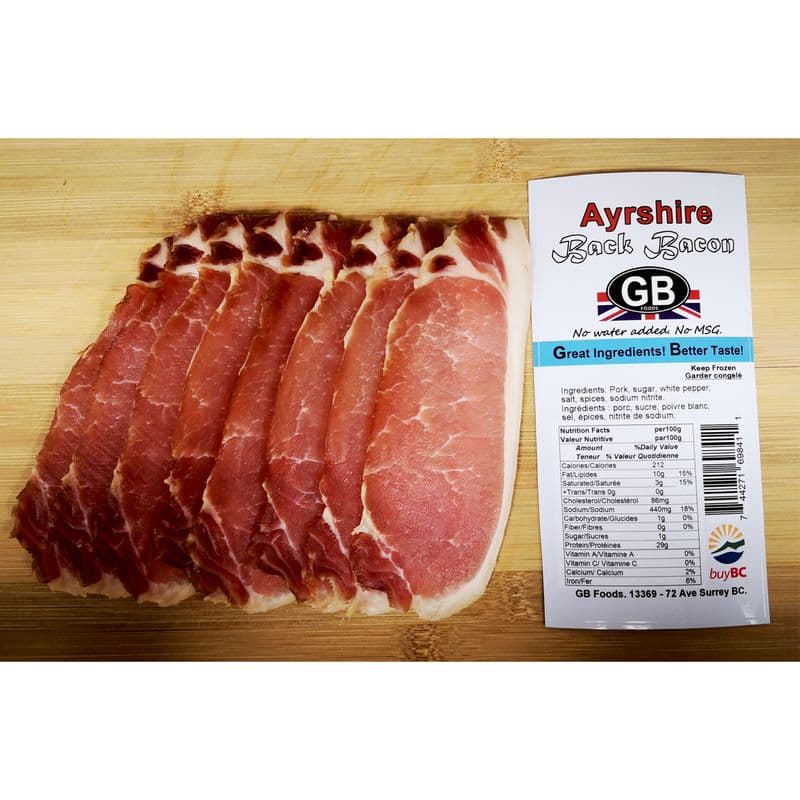 GB Foods - Ayrshire Back Bacon Rashers