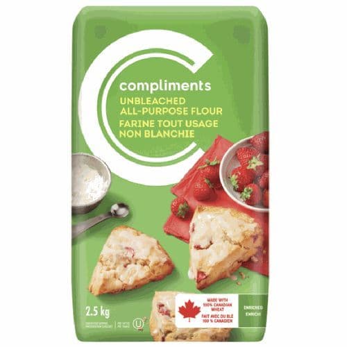 Compliments Unbleaached All-Purpose Flour 2.5kg