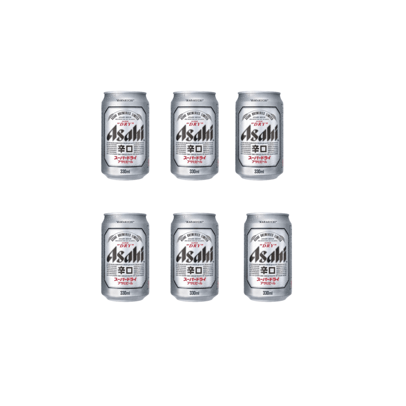 Asahi Super Dry 0.0% - Italy (6x330ml)