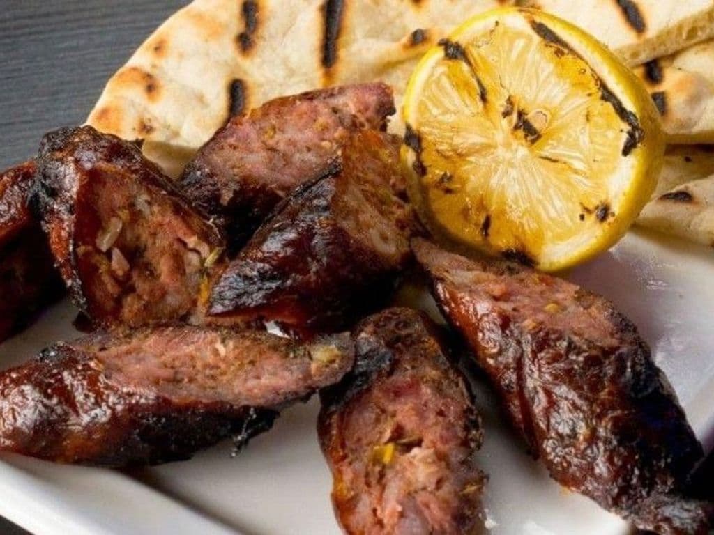 Loukaniko Grillée Entrée / Grilled Loukaniko Entree