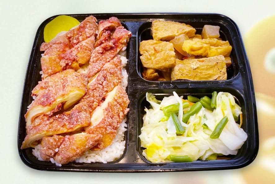 Vegetarian Red Glutinous Intestine / 素紅糟大腸飯