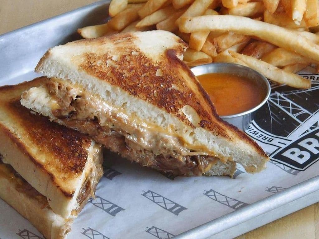 Grilled Cheese Pulled Pork