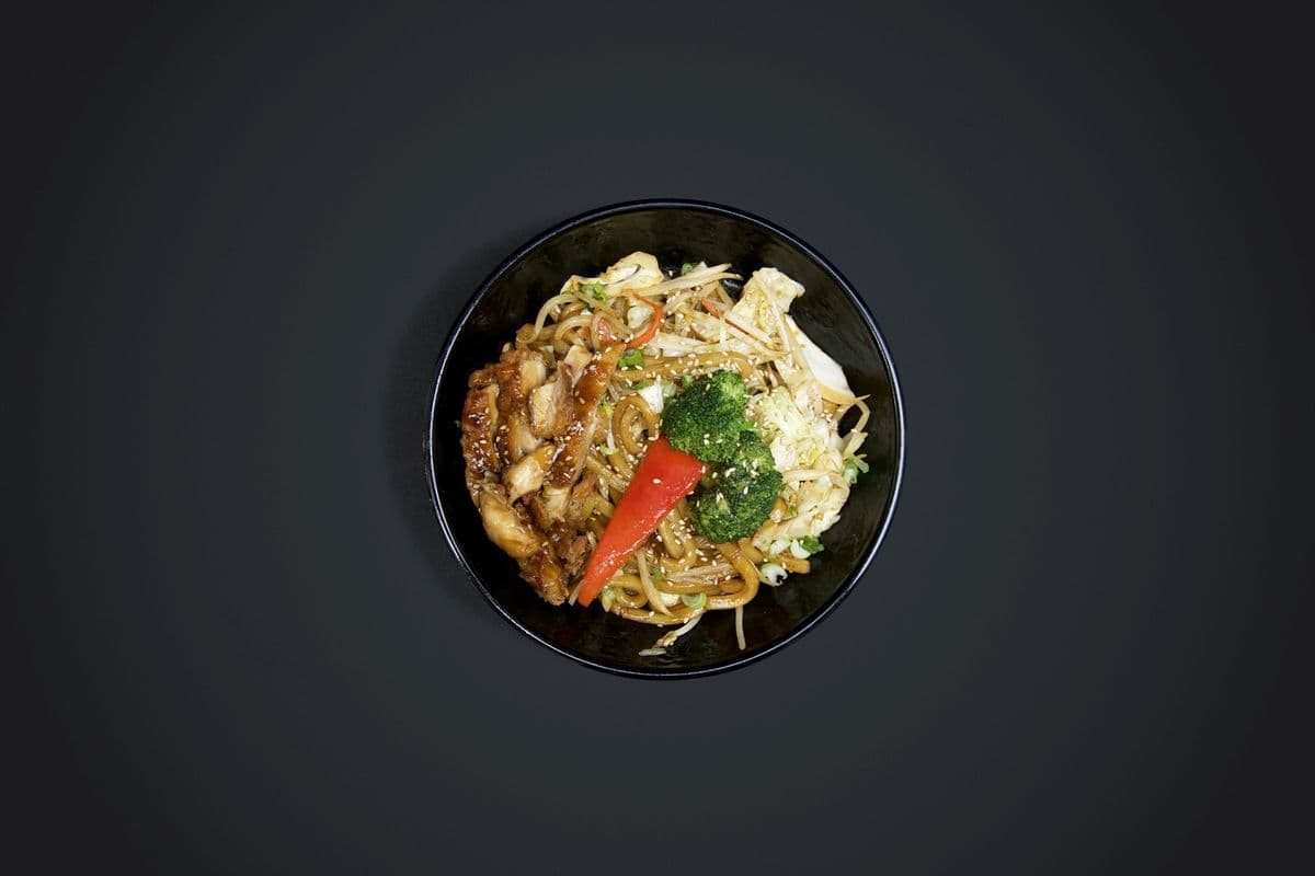 Chicken Yakiudon