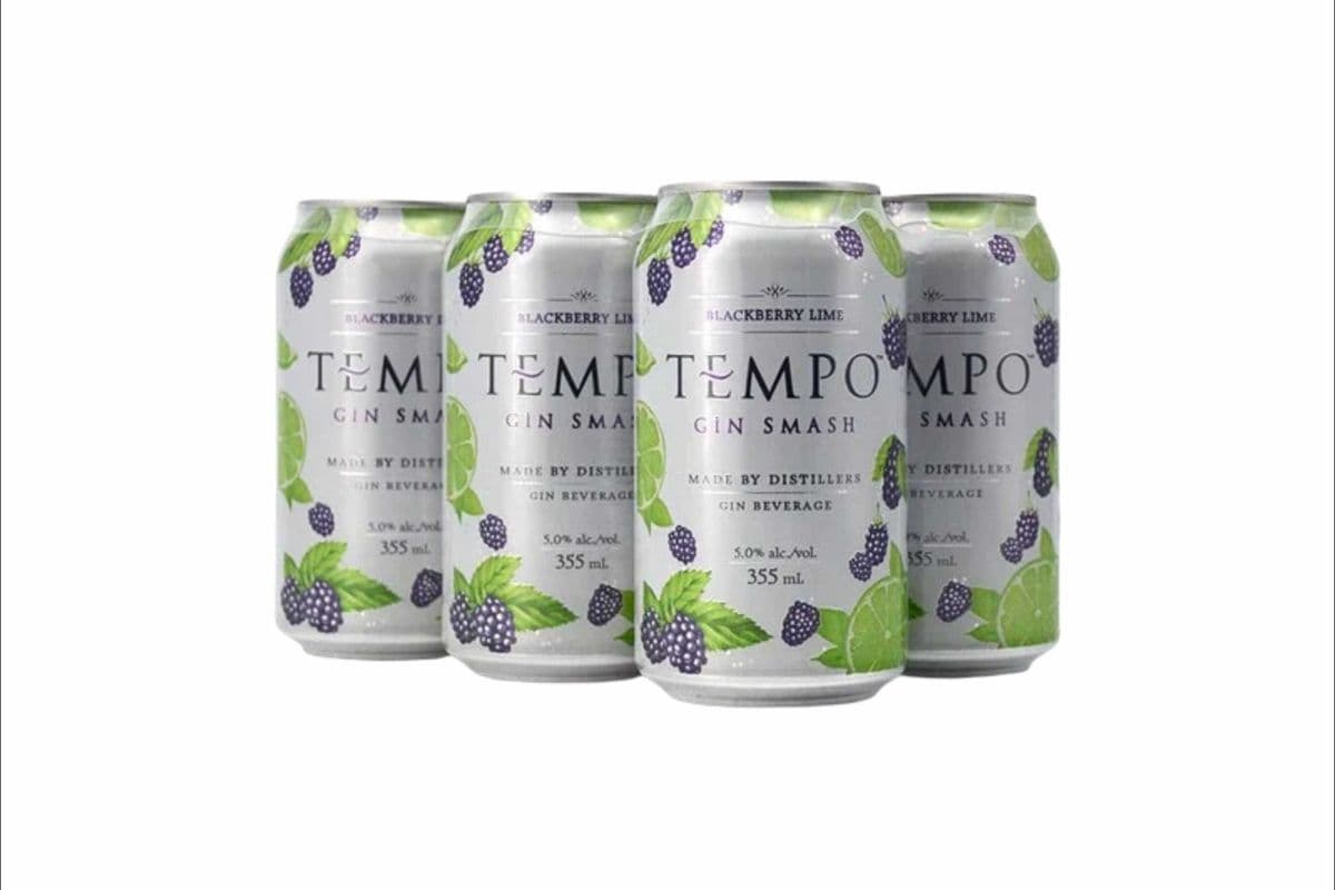 Tempo Gin Smash Blackberry Lime 6 Can (6 x 355ml)